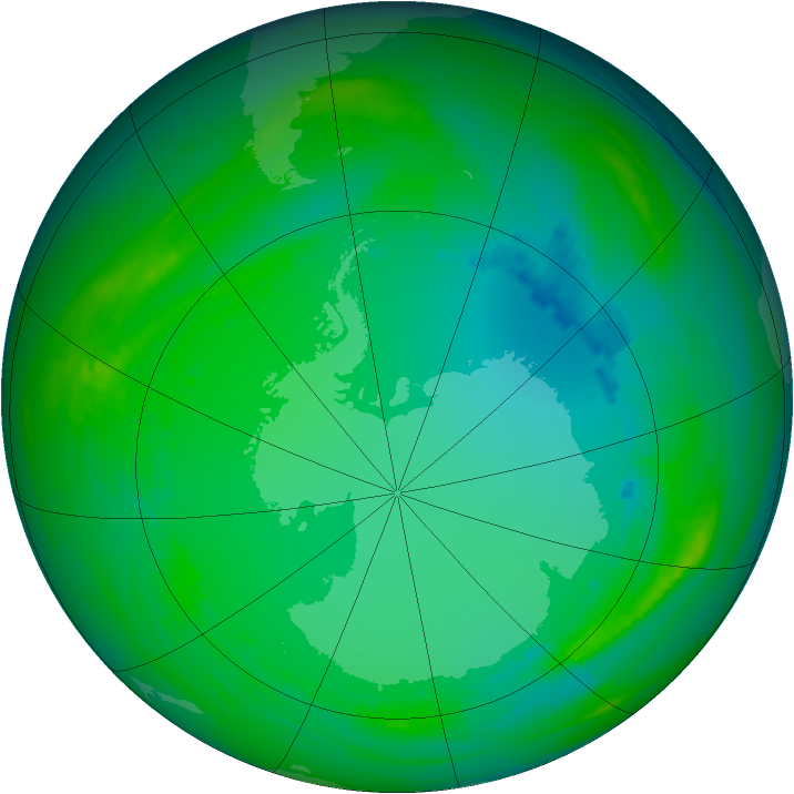 Ozone Map 1984-07-24